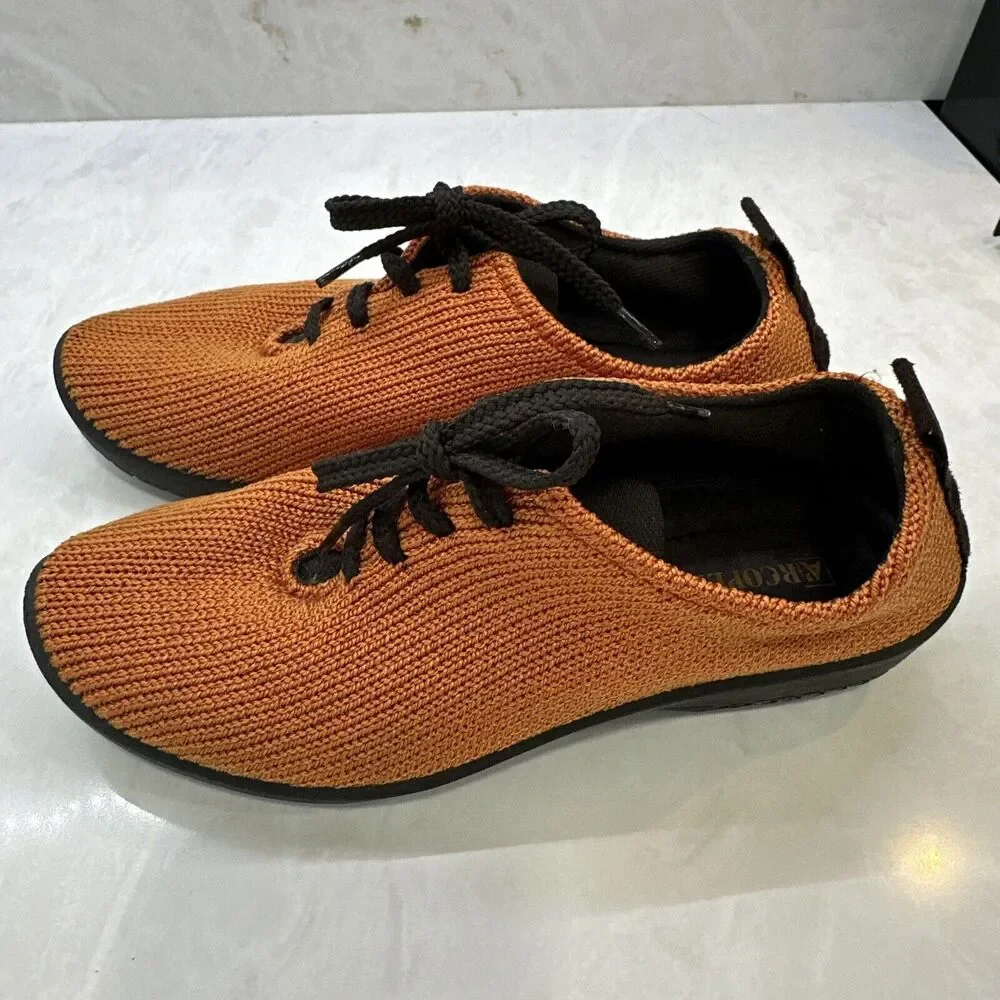 Arcopedico Womens LS Knit Sneakers 1151 Lace Up Shoes Size US 5.5 6 EU36 Comfort